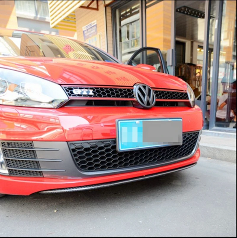 

Fit For Carbon Fiber 2010-2013 Vw Golf 6 Vi Mk6 Gti Center Lip