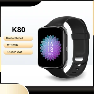 k80 smart watch men full touch sleep monitor sport music message reminder bluetooth call smartwatch for android ios xiaomi phone free global shipping