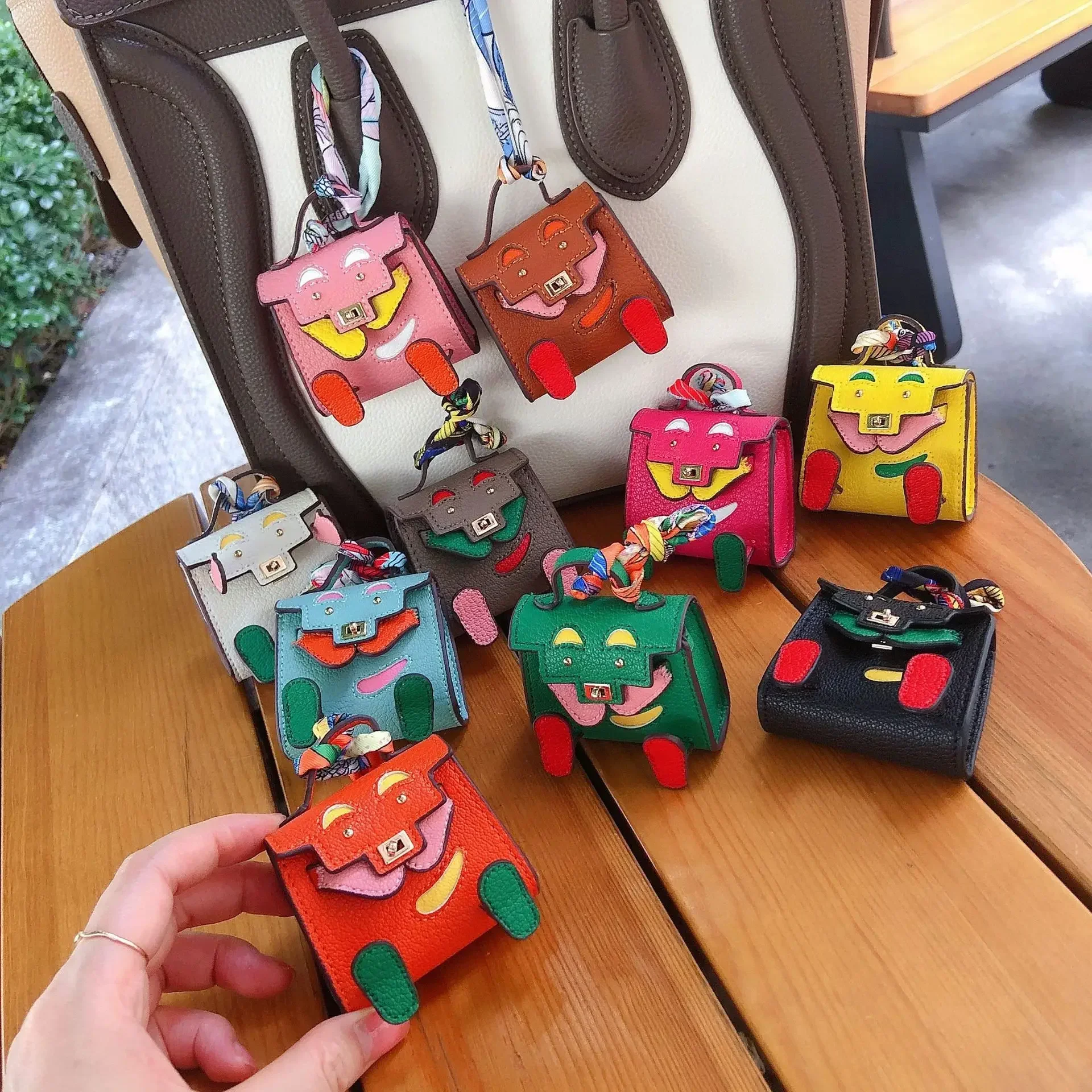 Мини-сумка из микрофибры кожаная сумка с подвеской автомобильная подвесная