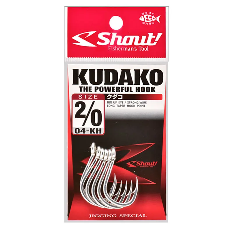 Японский рыболовный крючокHOUTSea Sasame South Oil Deep Sea Big Things Slow Shake Jigbait Hook Tube Pay Release