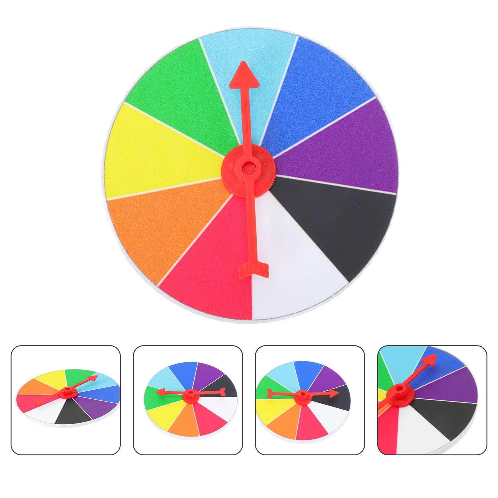 

Wheel Prize Game Fortune Tabletop Carnival Wall Hanging Raffle Prizes Party Wheels Erase Dry Turntable Lottery Prop Color Win