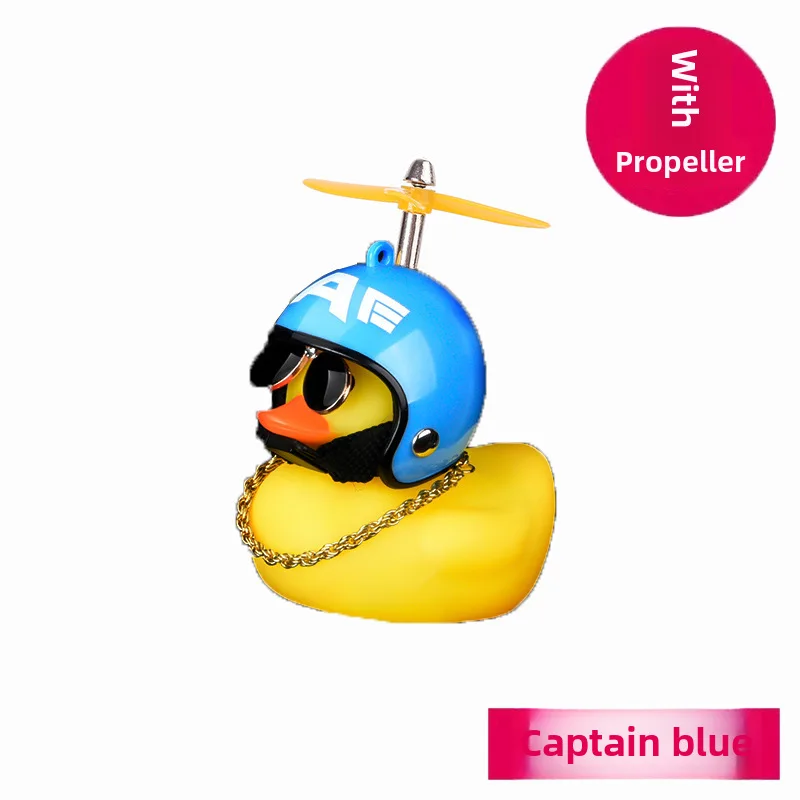 Автомобильная милая утка со шлемом сломанный ветер маленький желтый