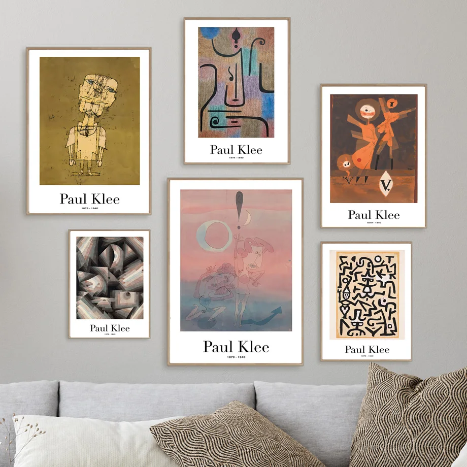 Абстрактная печать на холсте BESTEN &quotПризрак Genius Paul Klee&quot