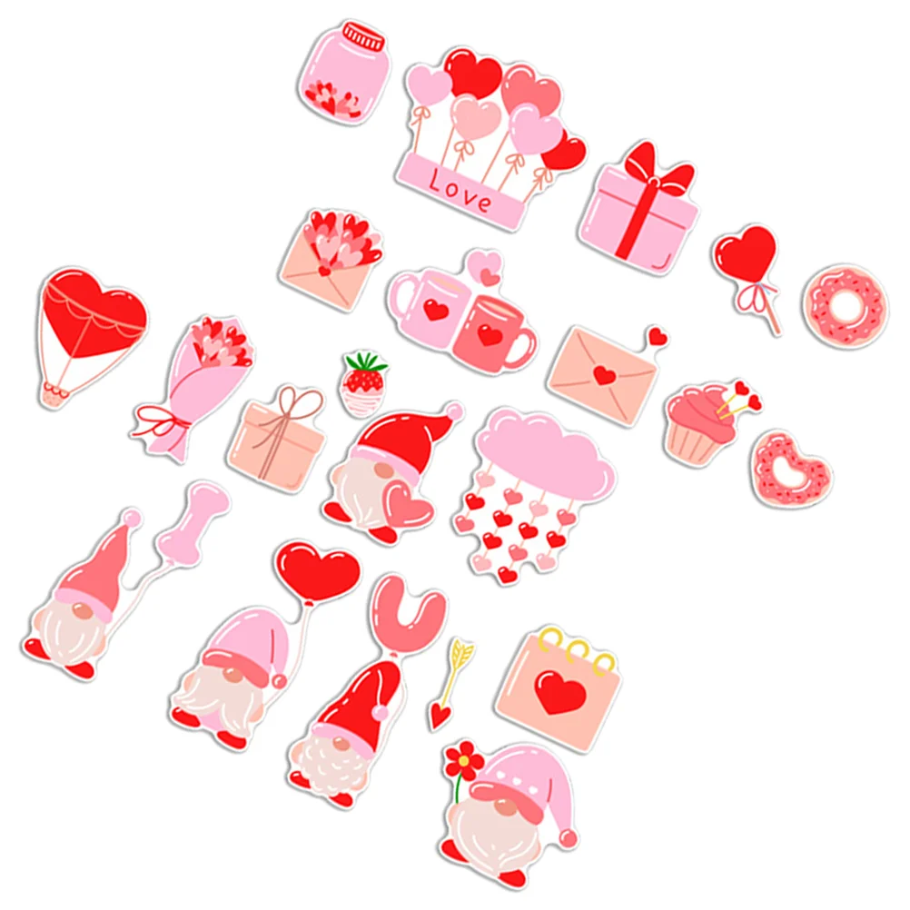

Valentines Day Stickers Home Decor Creative Fridge Combination Exquisite Gnome Magnet Pvc Decors