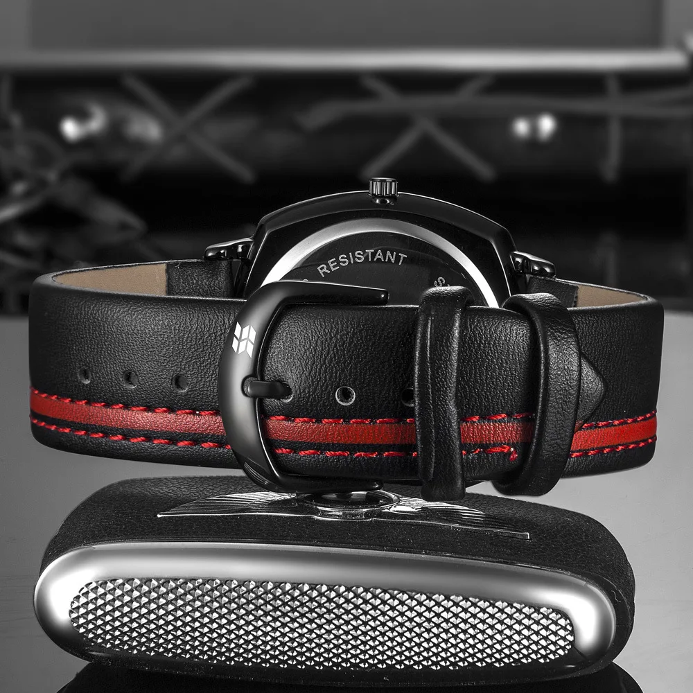 Watch sports waterproof belt men's watch simple fashion trend calendar luminous student quartz watch