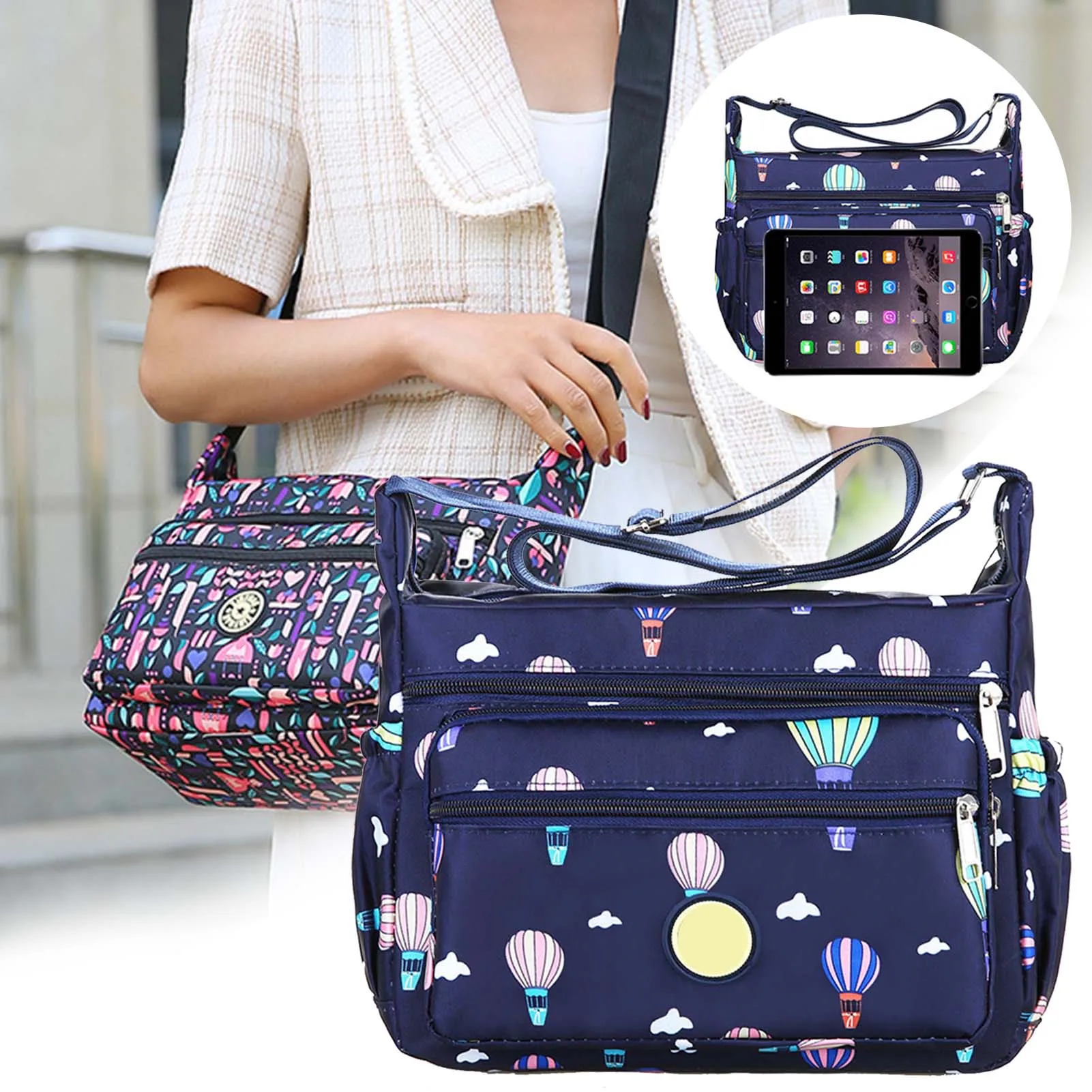 

Large Multi-use Bag Large Capacity Printed Handbag For Casual Daily