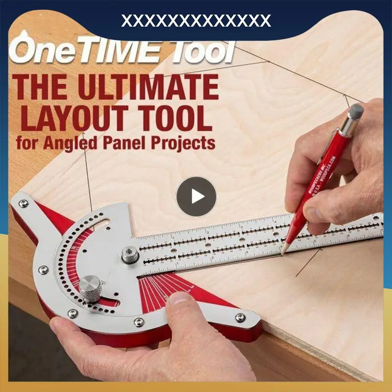 

10/15 Inch Carpenter's Square Carpenter's Edge Gauge Measuring Ruler Scale Angle Ruler Hand Tool Wooden