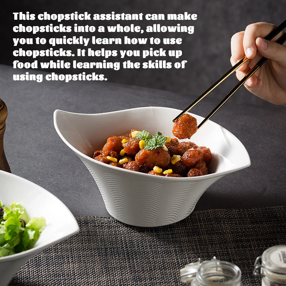 

Chinese Chopsticks For Beginner Learner Chopstick Clip 20pcs Free Adjustment High-quality Plastic Light Portable Reusable
