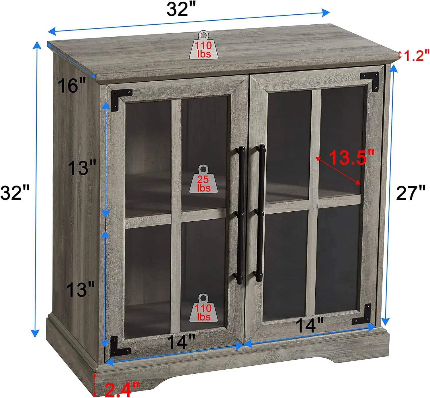 Okvnbjk кофейная плитка небольшой семейный буфет с дверями и полками для кухни