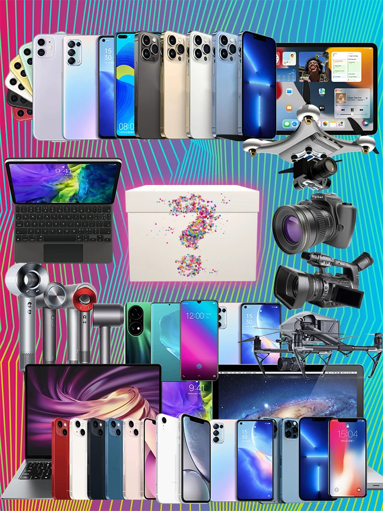 

Gift Electronic Surprise card,Laptop,Tablet,Drone,Smart Mystery Iphone,Gamepadmore Lucky 100% Box Products More Smartwatch,Video