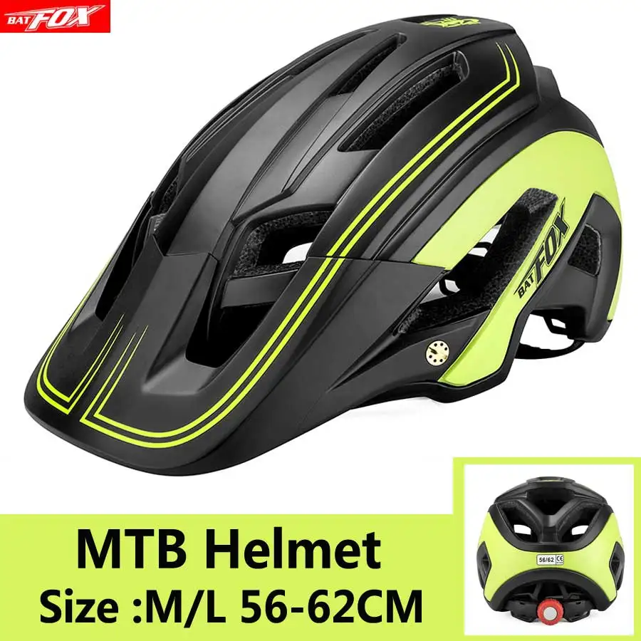 BATFOX Cycling Helmet Women Men Bicycle Helmet MTB Bike Moun