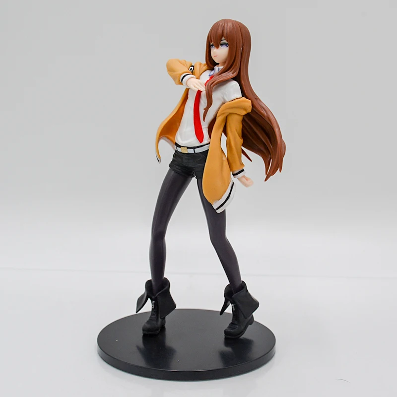Фото 18 см Steins Gate аниме фигурка девушки Makise Kurisu фигурка Steins;Gate Kurisu Makise фигурка Коллекционная модель куклы игрушки №4