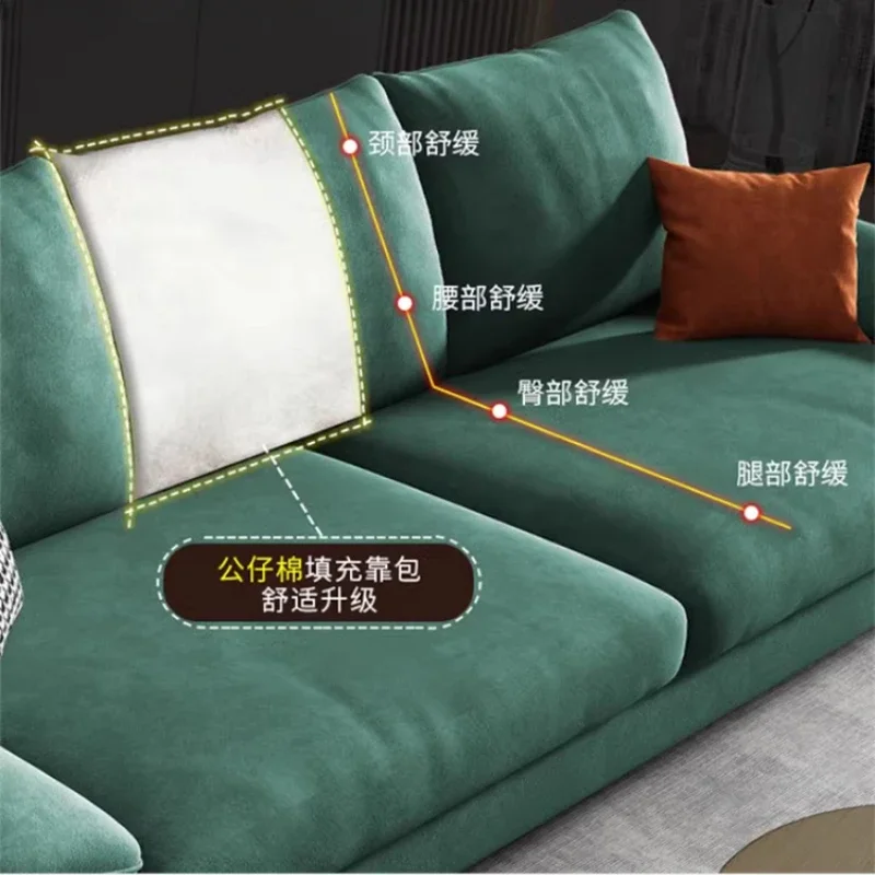 Дизайнерские тканевые диваны современный скандинавский стиль для спальни King Size