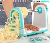 jilei magic cutting potato shredder multifunctional spiral chopper slicer carving knife home grater kitchen tools