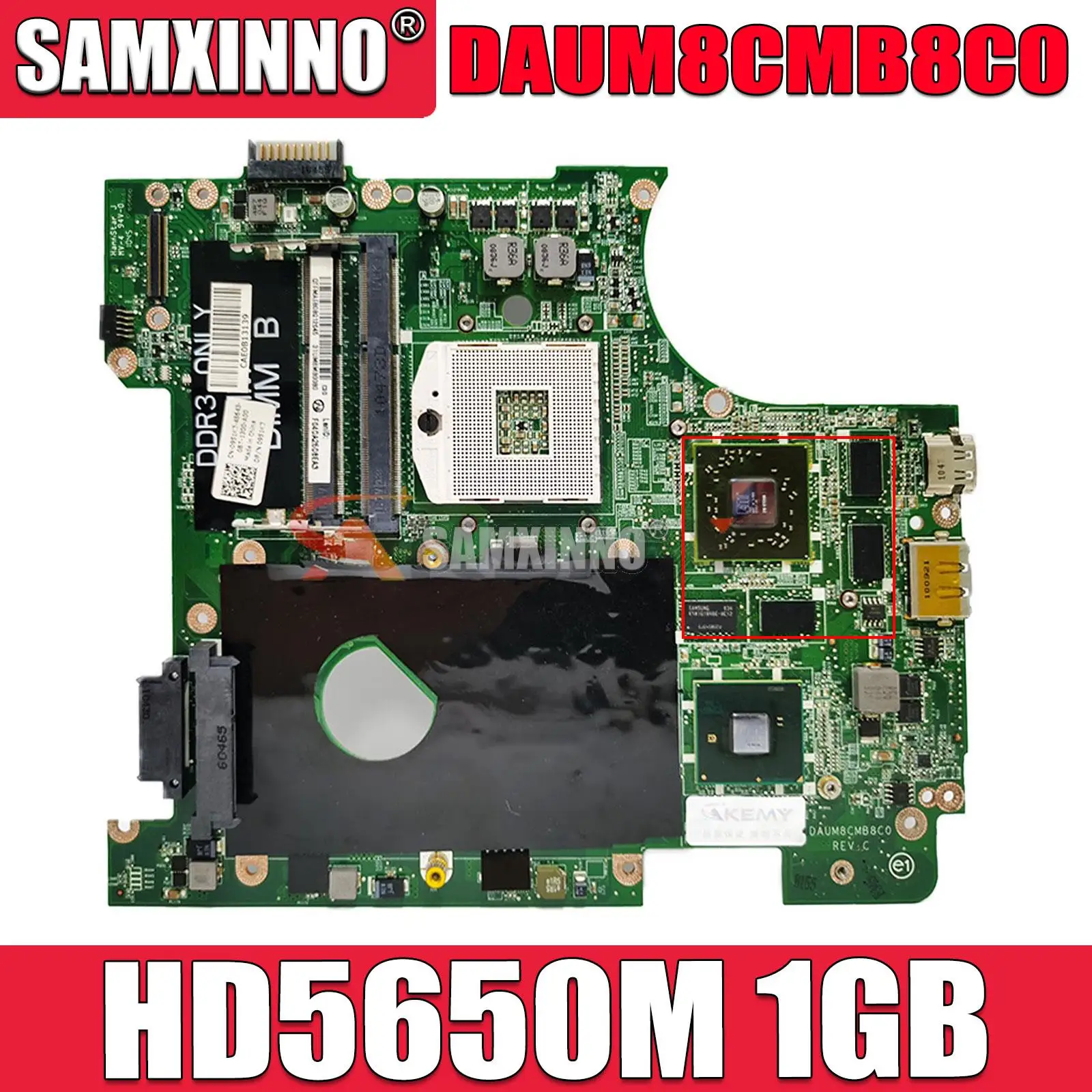 

Оригинальная материнская плата для ноутбука DELL N4010, материнская плата N4010 HM57 HD5650M, 1 ГБ, Двойная модель 8cmb8c0, проверенные хорошие разъемы, бесплатная доставка
