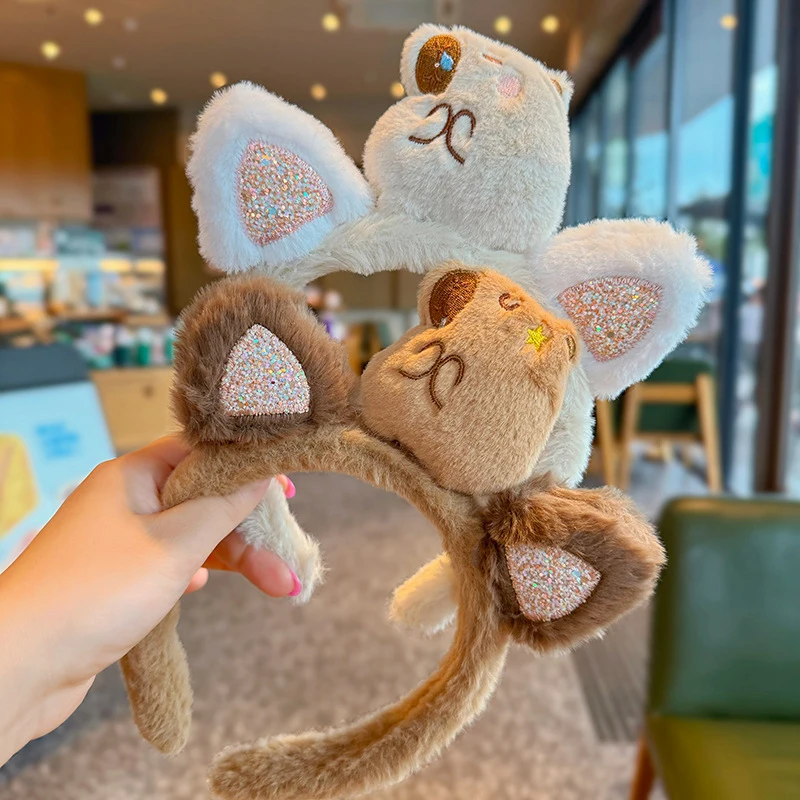 Милая повязка на голову с изображением капибары модная кавайная новинка