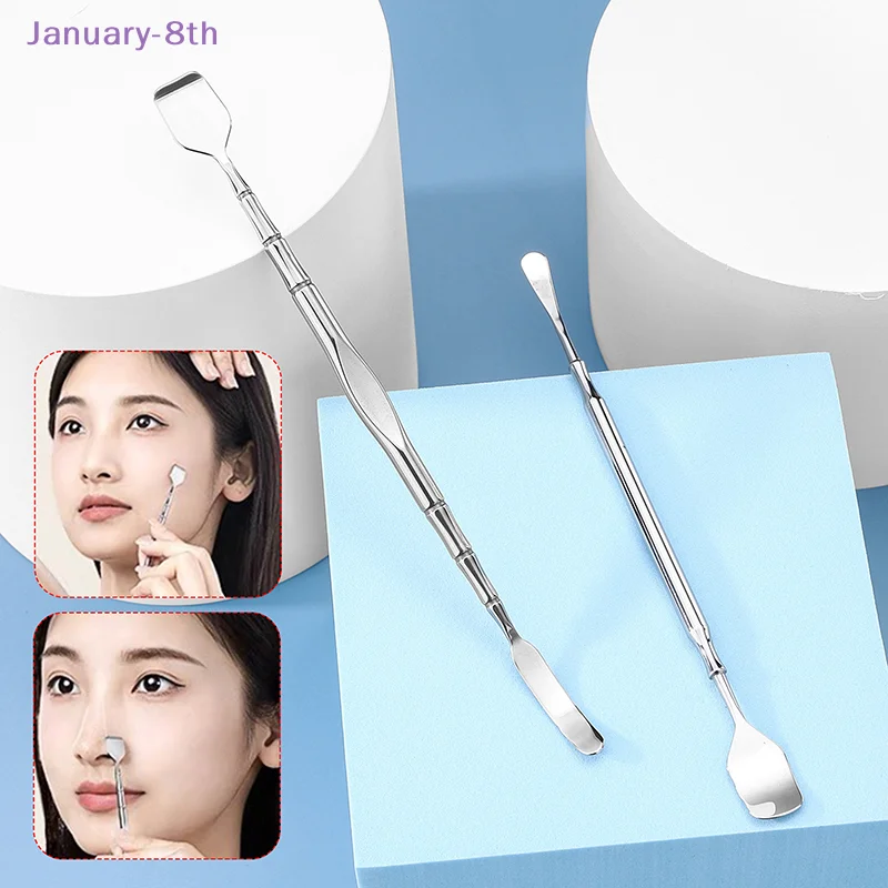 Двустороннее средство для удаления черных точек шпатель носа очистки пор