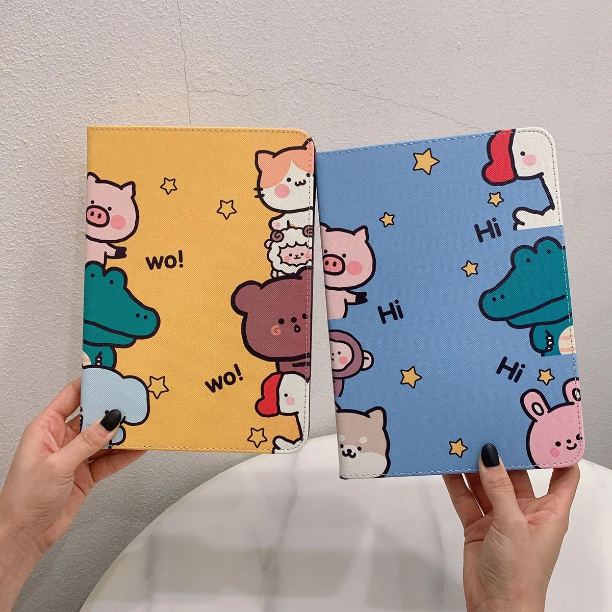 

Cute Animal Peekaboo Case for IPad 7th 8th Generation 10.2 Inch Cover for Ipad Pro 11 10.5 Air 4 3 2 1 Mini 5 2020 2018 2019