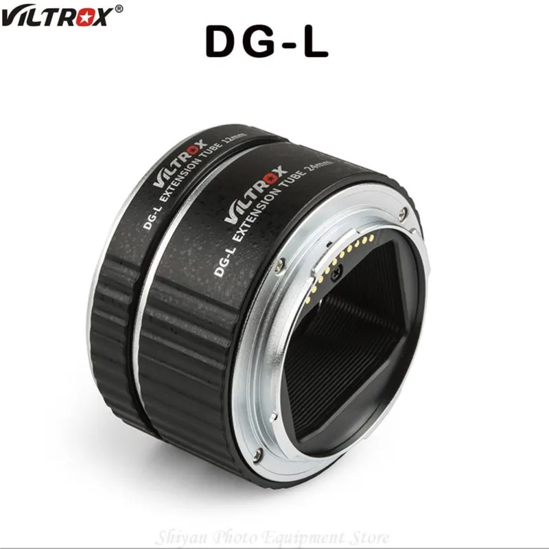 Viltrox DG-L Extension Tube Lens Adapter 12MM 24MM Electronic Metal Compatible Lens and Camera for Panasonic Leica Sigma L Mount