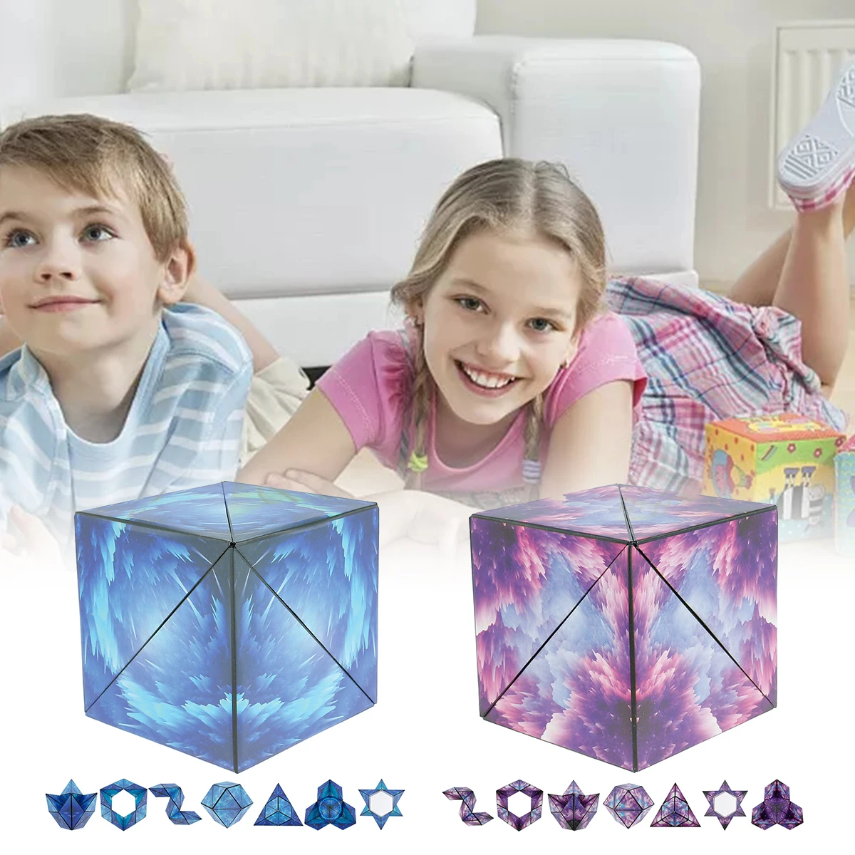 

Антистрессовая бесконечная Расслабляющая игрушка для взрослых, волшебная ручная игрушка-фиджет для офиса, флип-шар, Снятие напряжения