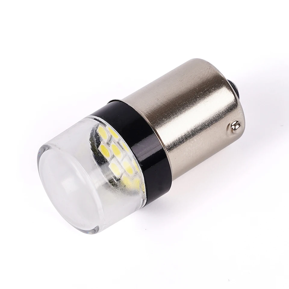 

1x Newest High Light P21w Led 1156 Car Lamp Ba15s 1157 P21 5w Bay15d Bulb Clear Lens 10 Smd Auto Reverse Parking Turn Signal 12v