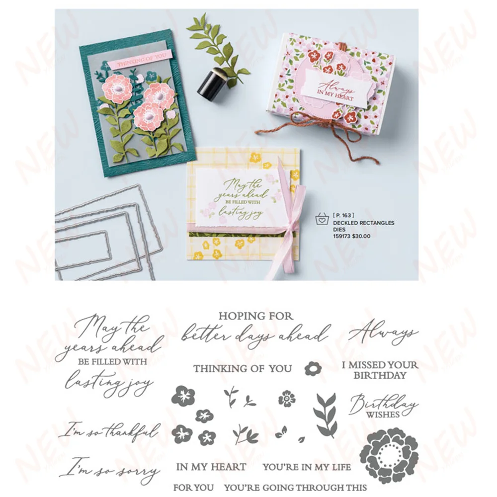 

Lasting Joy 2023 New Metal Cutting Dies Stamps Scrapbooking Make Photo Album Card Diy Paper Embossing Craft