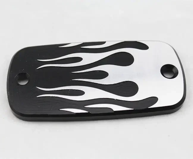 ДЛЯ Honda Shadow VTX Spirit Velorex Deluxe Chopper Cruiser Touring BLACK FLAME FRONT BRAKE FLUID CAP МОТОЦИКЛ Бесплатная