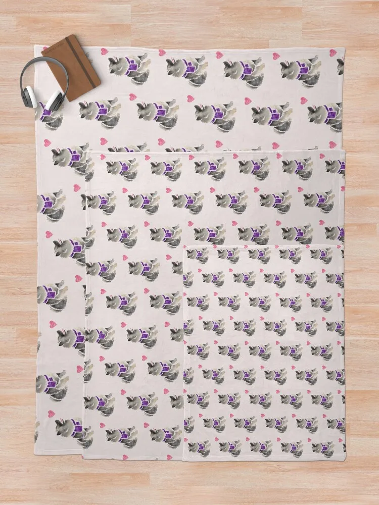 Акварельные пледы keeshonda 2 одеяла диваны украшения летнее постельное белье