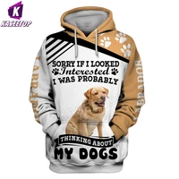 golden labrador dog lover 3d print hoodies fashion pullover men women sweatshirts cosplay costumes zip hoodie tracksuit jacket 2