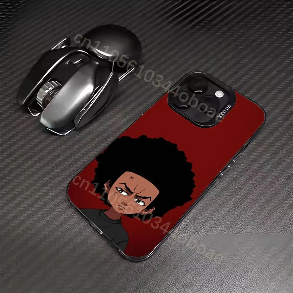 Фото Чехол для телефона B-Boondocks Riley Huey для iPhone 17, 16, 15, 14, 13, 12, 11, Pro, Max, Plus, противоударный чехол №5
