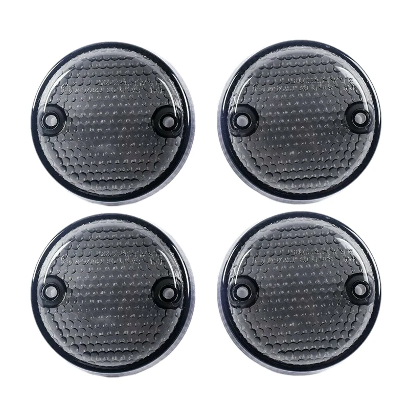 

4X Smoke Turn Signal Lenses For Honda Magna 750 Shadow Spirit Vt1100 Valkyrie 1500