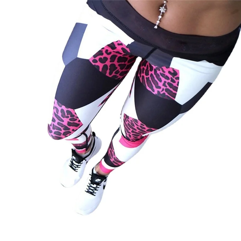 

Leopard print leggings hip lift elastic women's yoga pants gym accessories high waist pants women sweatpants