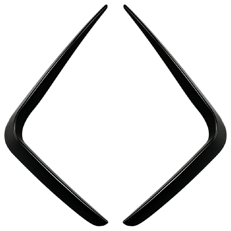 

Car Bright Black Front Fog Light Cover Trim Stickers For BMW 4 Series G22 G23 G26 M Sport 2020-2023