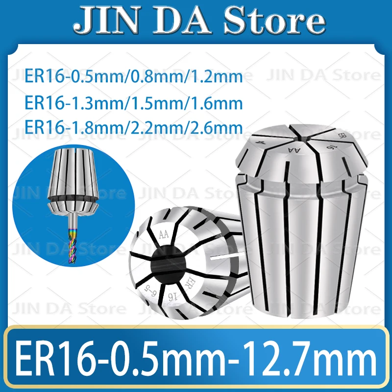 

Цанговый патрон ER16 0.5-1.8 мм 4-12.7 мм