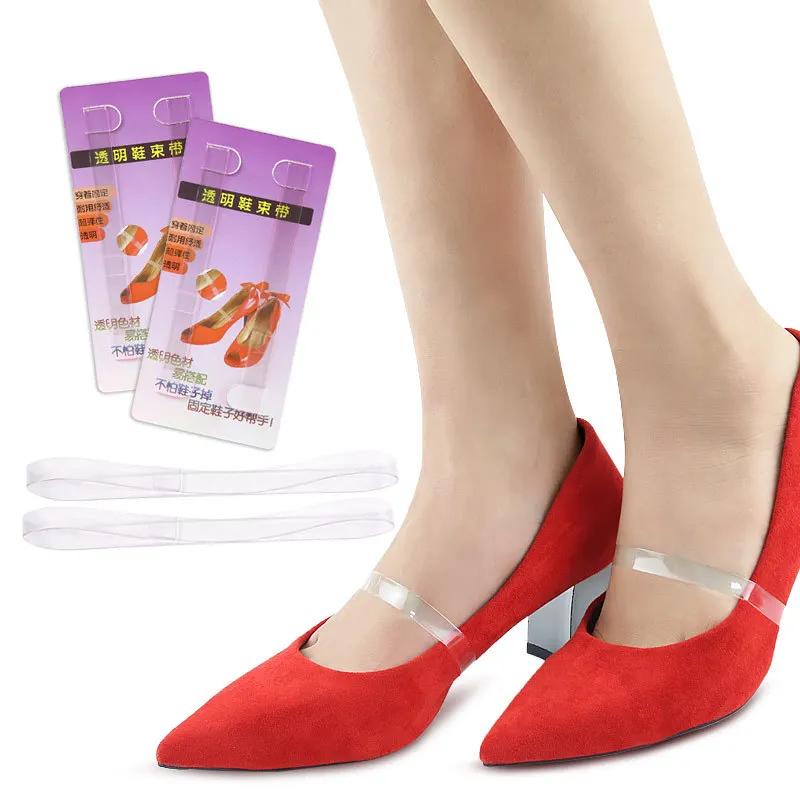 

Tie Shoelaces Transparent Shoelaces High-heel Anti Falling Shoe Lace Elastic Shoelace Novelty Shoe Laces Shoe Accessories