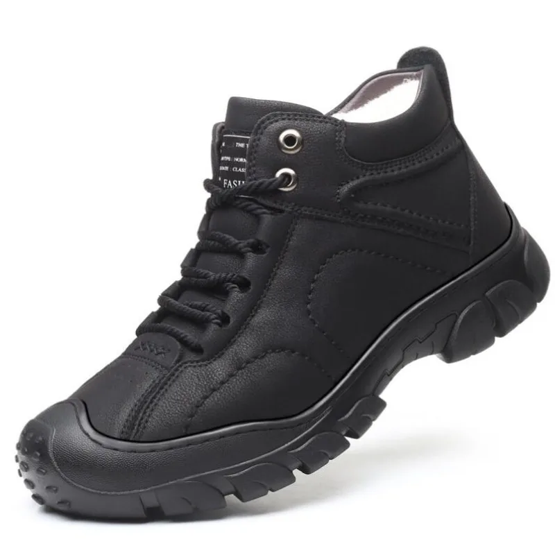 

New Snow Boots Protective and Wear-resistant Sole Man Boots Warm and Comfortable Winter Walking Boots