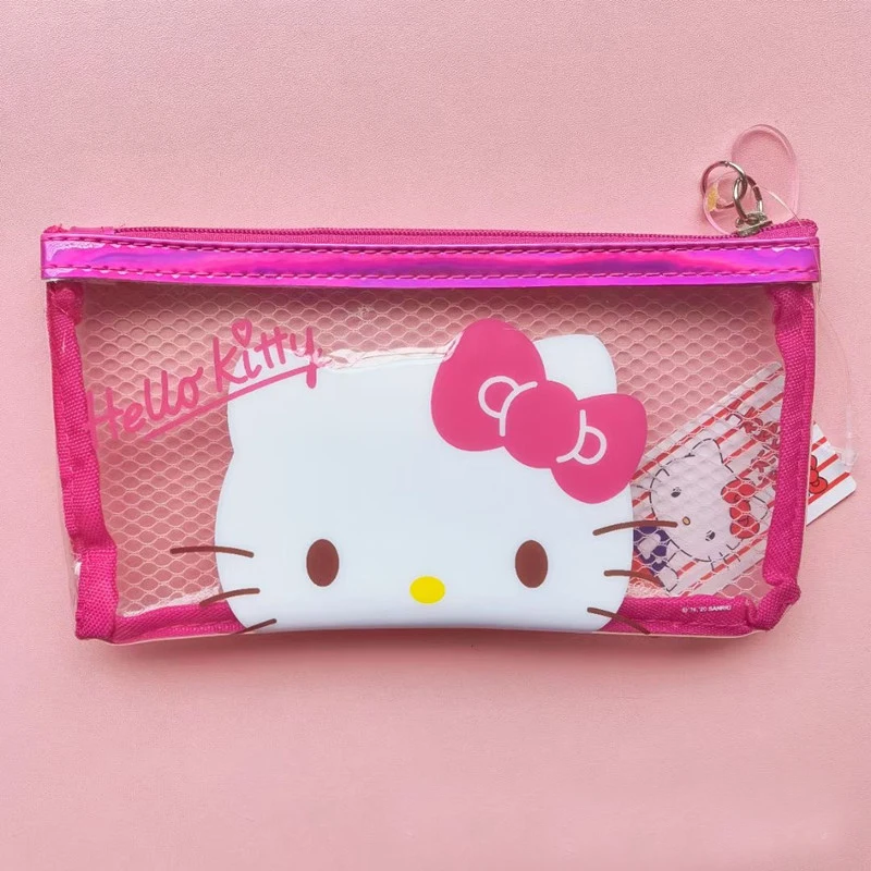 Sanrioed Cinnamoroll My Melody Kuromi XO Purin Dog Kittly аниме кавайная канцелярская ручка макияж карман