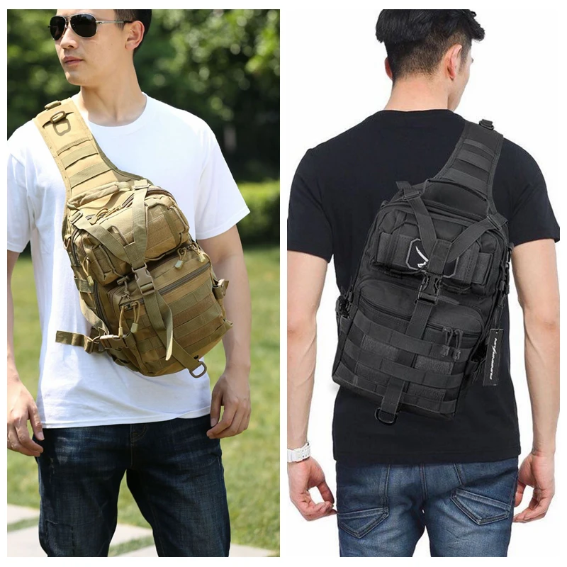 20L Tactical Shoulder Bag Men Trekking Backpack Nylon Waterproof Outdoor Hunting Camping Fishing Hiking Molle Military Army Bag 6