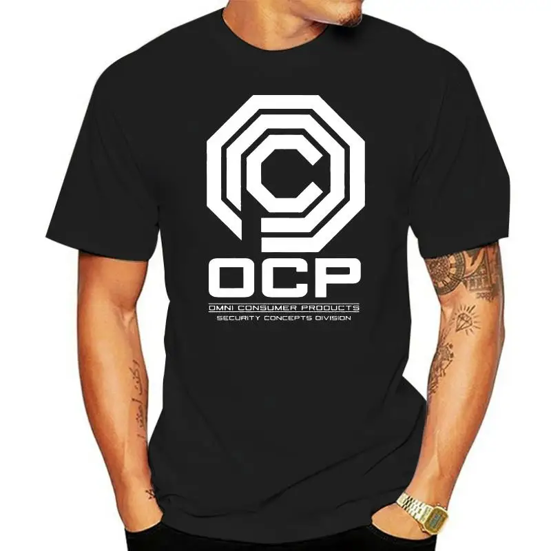 Summer 2022 100% Cotton OCP RoboCop sci-fi Movie Omni Consumer Products New T-Shirt S-6XL