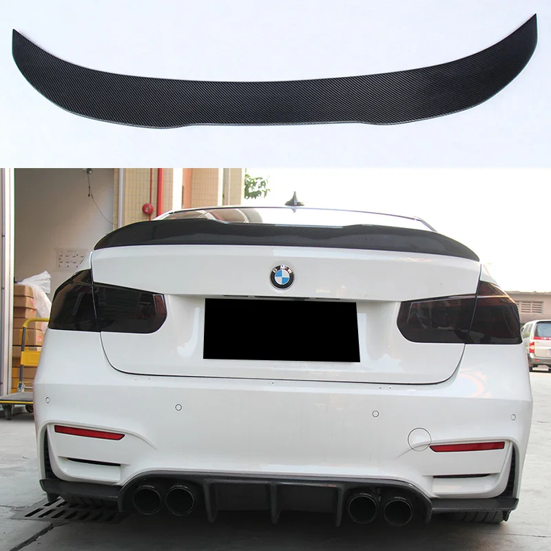 

Спойлер для BMW 3 серии F30 2013-2018 PSM Стиль FRP/Настоящее углеродное волокно спойлер задний Багажник крыло губа Модификация аксессуары