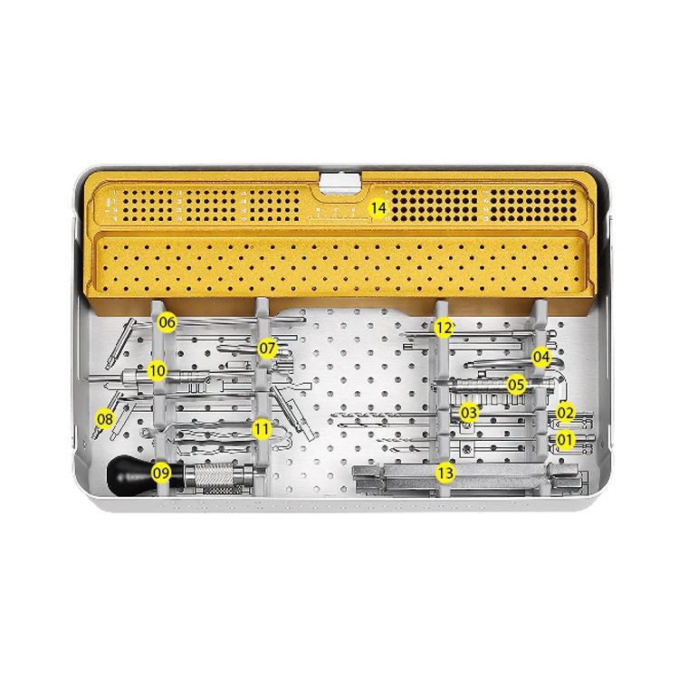 

Meditech high quality veterinary orthopaedic instruments Locking Plate Instrument Kit