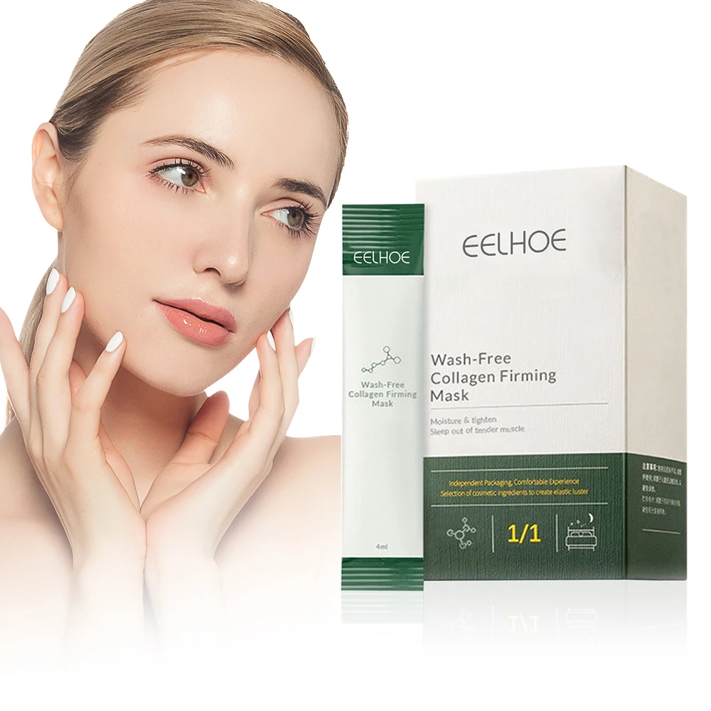 

20pcs Good Night Jelly Mask Wash-free Smear Mask Collagen Firming Skin Lightening Fine Lines Moisturizing Night Cream Dropship