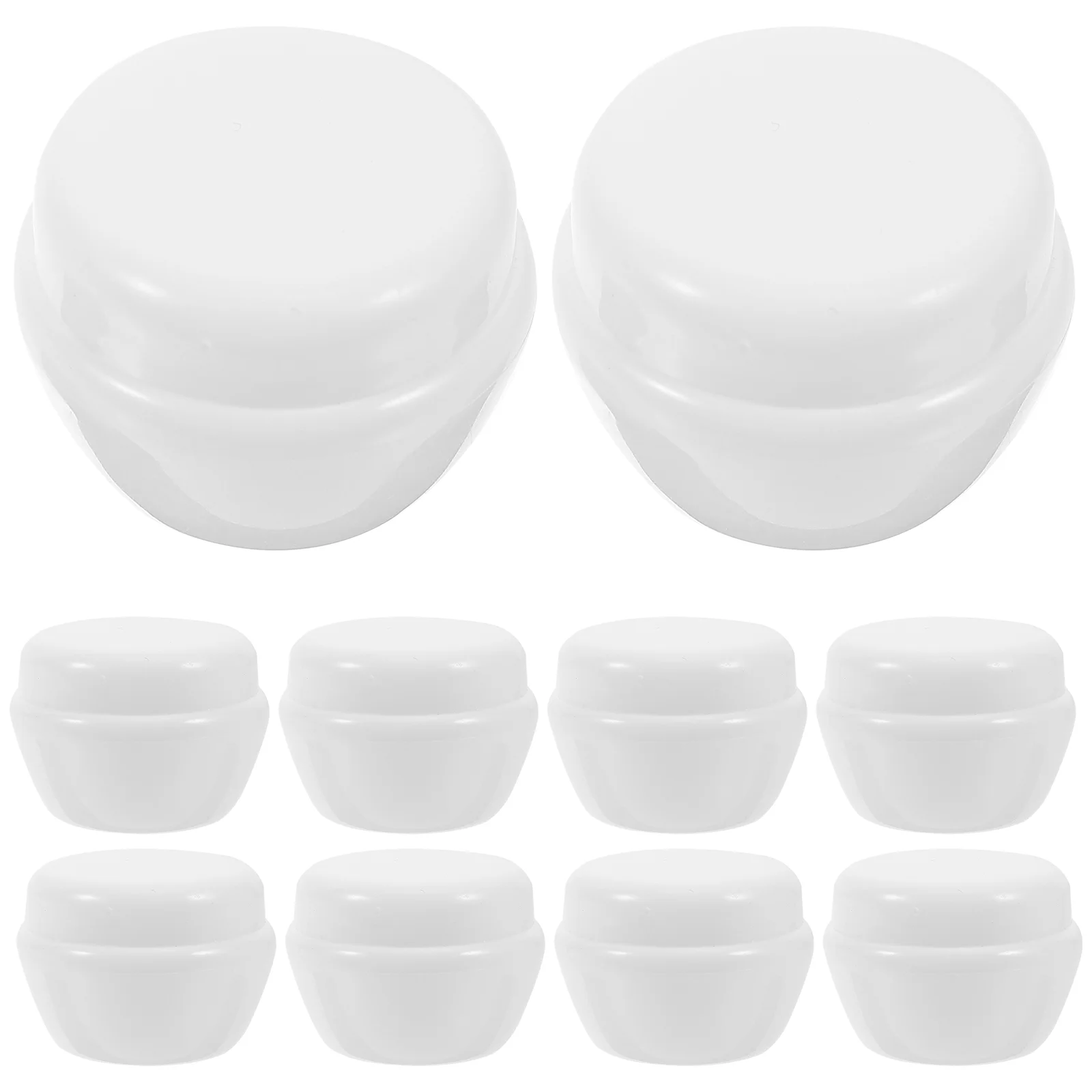 

Jars Travel Creams Containers Lids Empty Jar Cream Lotion Plastic Pot Mini Sample Makeup Refillable Round Bottles Toiletry