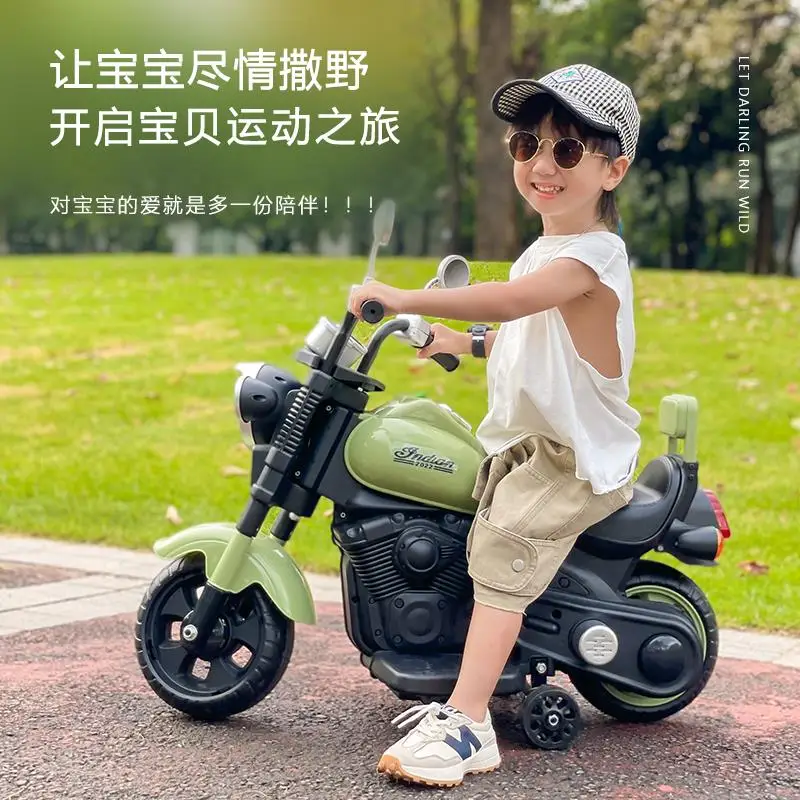 

Детский моторизованный скутер, игрушечный автомобиль для возраста 1-5 лет, для мальчиков и девочек, детская зарядка, аккумулятор с дистанционным управлением, детская коляска