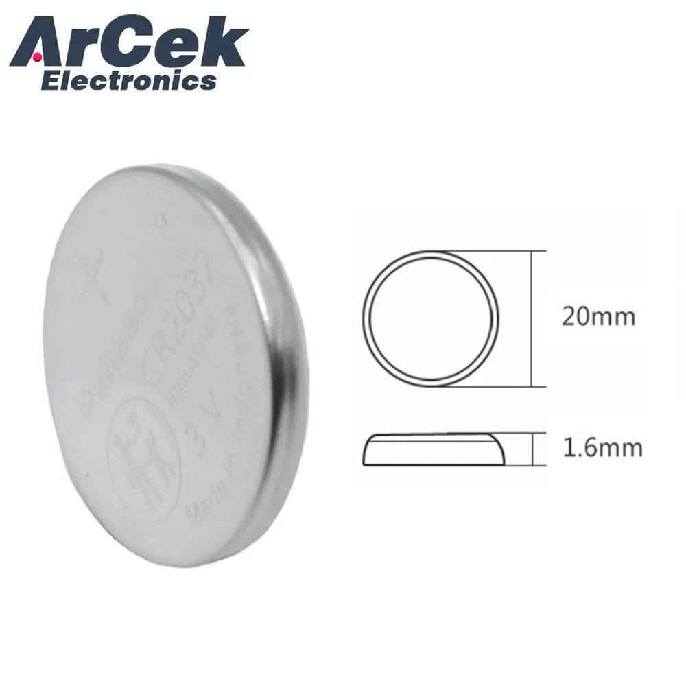 Литиевая батарея для сотового телефона Panasonic CR2032 3 В