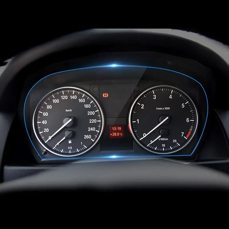 Для BMW X1 E84 2010-2015Car интерьерная приборная панель мембрана ЖК-экран Фотоэлементы Декор против царапин аксессуары