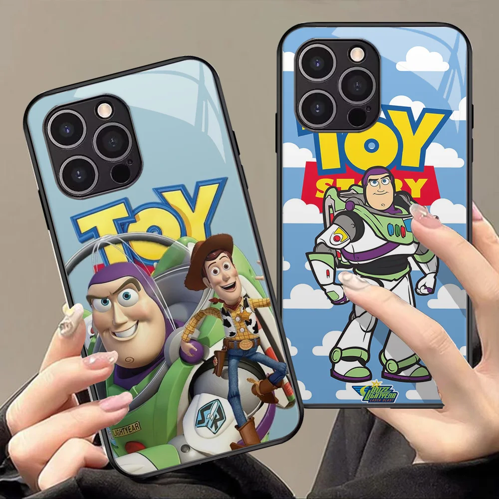 Роскошный чехол из закаленного стекла T-5 Toy Story для Xiaomi POCO X6 C61 Redmi Note 9A 9 9C 9T 9S Pro Max 5G