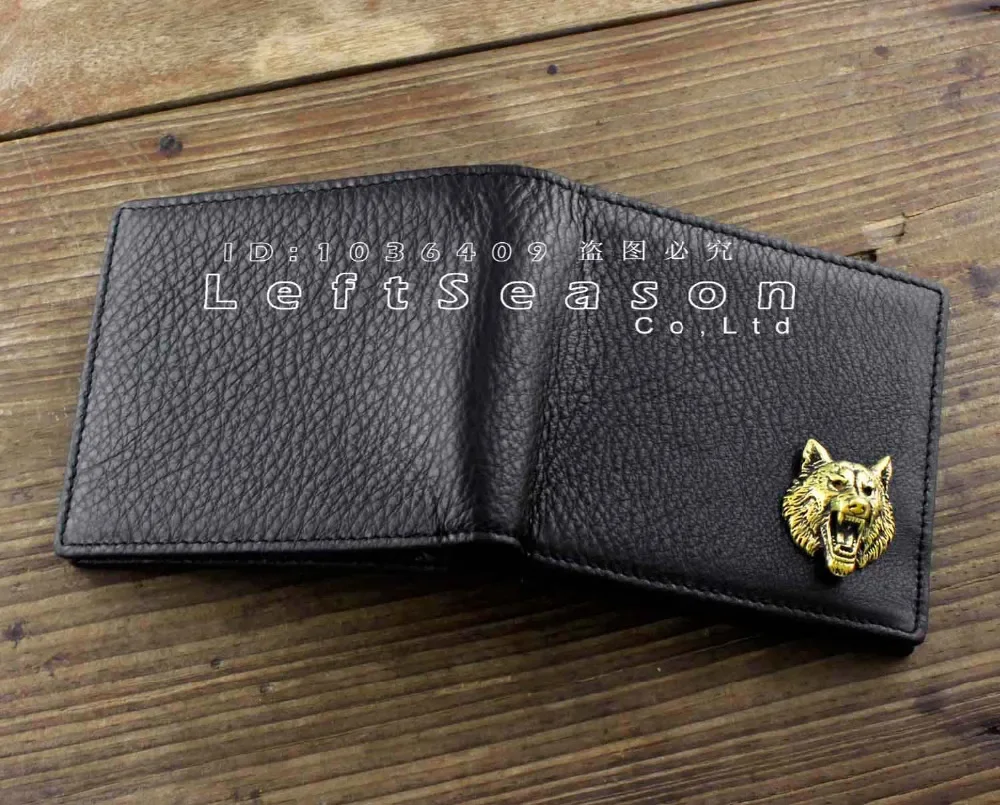 Высококачественный мужской кошелек из натуральной кожи с отделением для карт и