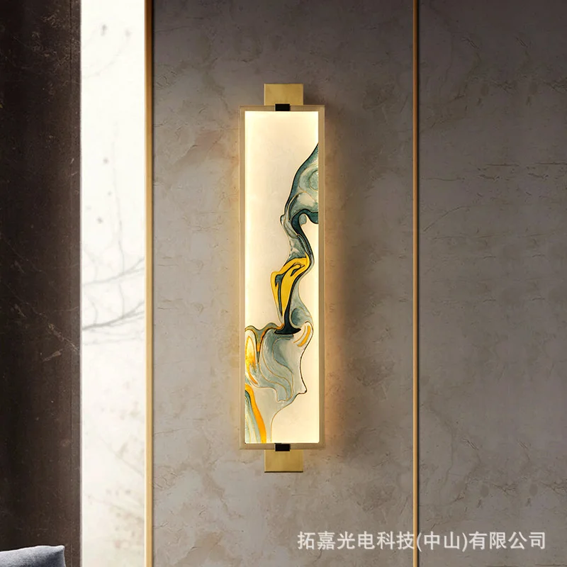 

Светодиодный стеклянный светильник в скандинавском стиле, настенная лампа для гостиной, спальни