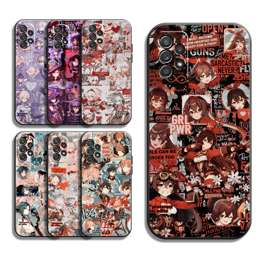 

Genshin Impact GAME Phone Cases For Samsung S20 S20 FE S20 Lite S20 Ultra S21 S21 FE S21 Plus Ultra Soft TPU Back Cover Coque